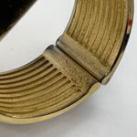 Geneva ladies cuff bracelet watch gold tone dial 37mm size 6” w/battery Photo 5