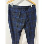 Pendleton  Pants Women 10 Blue‎ Green Tartan Plaid Virgin Wool Tartan USA M Photo 1
