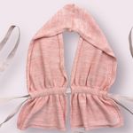 Handmade Y2K Vibes Light Baby Pink Sweater Backless Halter Neck Sleeveless Top Size One Size Photo 9
