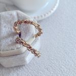 Lulus Chain open hoop huggie earrings Photo 3
