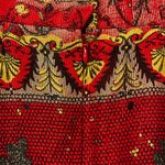 Vintage Blazer skirt set size s holiday party work Red Photo 2