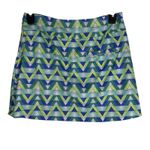 Lillie Grace Womens Skort Geometric Print Blue Athletic Golf Tennis Skirt M Size M Photo 6