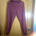 FIGS Burgundy Jogger Pants Photo 1