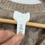 H&M Cable Knit Cropped Cardigan Taupe Small Gold Buttons Soft Knit Cottagecore Photo 8