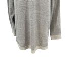 Free People Free‎ People Beach Gray Cowl Neck Split Back Oversized Sweatshirt Size Medium Photo 5