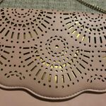 Moda Luxe  Leather Bag In Blush Pink with a hint of Gold with a Gold Chain Photo 2