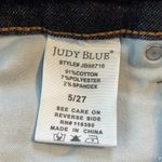 Judy Blue  Size 27 Wide Leg Cropped Jeans High Rise Dark Wash Photo 4
