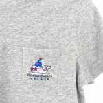 Vineyard Vines Womens Cotton Happy New Year Whale Graphic T Shirt Size S Gray Photo 2