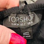 Topshop Black Lace Halter Crop Top Photo 9