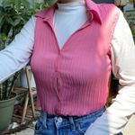 baby pink tank top Photo 4