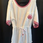 Anthropologie By Short-Sleeve Waffle Knit Romper Photo 3