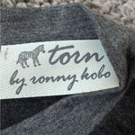 Torn By Ronny Kobo Contour Illusion Bodycon Dress XS Gray Quiet Luxury Office Photo 3