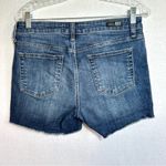 Kut From The Kloth Kut From The Cloth Gidget Shorts Womens 8 Blue Jean Denim Fray Hem Stretch Photo 2