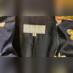 Dorothy Schoele Elegant Floral Butterfly Women's Blazer Size:6 Blue Photo 7