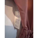 Cupshe NWT  Rose Pink Elastic Waist Short Sleeve Open Back Romper Photo 8