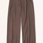 Abercrombie & Fitch Abercrombie Satin Tailored Wide Leg Pant Photo 0