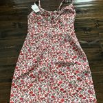 Abercrombie & Fitch A&F Red Mini Floral Dress Photo 5