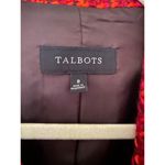 Talbots  Double Breasted Clueless Tweed Coat Blazer Jacket Lined Wool Blend Sz 8 Photo 3