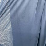 Adrianna Papell Formal Lace Maxi Dress Flowy Chiffon Sleeveless Navy Blue US 2 Photo 6