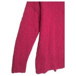 Seven7 New Sweater Womens M Chenille Popcorn Round Neck Long Sleeve Pink Photo 1