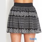 Forever 21  Black White Tribal Batik Mini Skirt New Photo 2