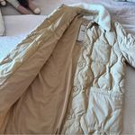 URBAN‎ REVIVO quilted puffer jacket DOWN FILLED Tan Size M Photo 2