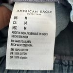 American Eagle High Waisted Paperbag Soft Shorts NWT size Medium Denim Pleated Photo 6