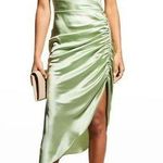 Cinq à Sept Cinq a Sept Emilia Silk Midi Dress Pale Green Womens Size 6 Photo 0