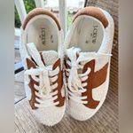 J.Crew  Striped White Sherpa Road Trip Sneakers Womens Photo 1