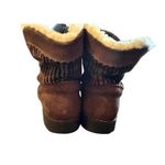 Vintage Tecnica Country Women 8 Brown Lined Lace Up Winter Boots Made in Italy Photo 3