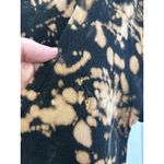 Vtg Y2K Ralph Lauren Sport Black Bleach Dyed V Neck Tee Shirt Size Medium Pony Photo 2