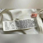 Forever 21 | White Ivory Cream Mesh See-Through Fishnet Buckle Crop Top | Medium Photo 2