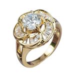 Vintage Rose Gold And Sterling Silver Ring Photo 0