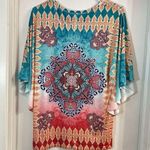 Reba  Women Top Sz M Blouse Vintage Rhinestuds Embellished USA Batwing sleeves Photo 1