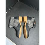 Musse & Cloud Anthropologie  Ainhoa Black Leather Lace Crochet Ankle Boots Size 9 Photo 3