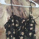 Commense Floral Ruffle Hem Dress size small Black Photo 3