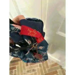 Tigerlily  Navy‎ Boho Print Halter Silk Dress size 2 NWT Photo 2