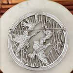 Vintage Sarah Coventry Silver Bird Brooch Photo 2