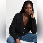 Ba&sh  Grey Harold Wool Cashmere‎ Cardigan Sweater-NWT L Photo 3