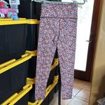 Aerie  Chill. Play. Move. High Waisted Floral Purple Orange Blue Legging Sz Small Photo 8