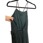 Lulus  Mythical Kind of Love Dress Womens Size Large Maxi Dark Green Chiffon NWT Photo 6