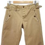Ralph Lauren Vintage  Women's Chino Pants Size 2 Cotton Slim Fit Utility Dark Tan Photo 2