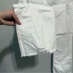 Loft  White High Waist Flare Crop Denim Jeans Size 0/25 Photo 1
