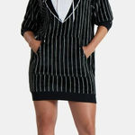 Disney Nightmare Before Christmas Hooded Dress Black White Jack Skellington Photo 0