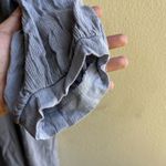 Umgee Gray Lavender floral embroidered tunic dress - 3/4 sleeves Photo 3