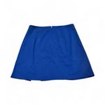 Anthropologie ANTHRO HUTCH BLUE SPLIT FRONT MINI SKIRT M Photo 4
