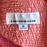 CAROLINE ROSE womens Pink Coral Colorblock crinkle fabric tunic XL Photo 6