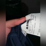 Jil Sander  navy long sleeve formal dress evening designer Holiday classic $650 Photo 8