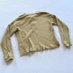 Everlane  Waffle Knit Top Sz XS 047-C Photo 2