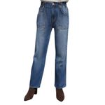 Hudson Remi High-Rise Straight Jeans Women 29 Blue Denim Minimal Modest Prep NWT Photo 9